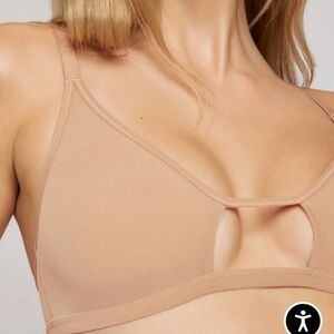 Negative Underwear Sieve Cutout Bra - size 3 - Buff / Nude